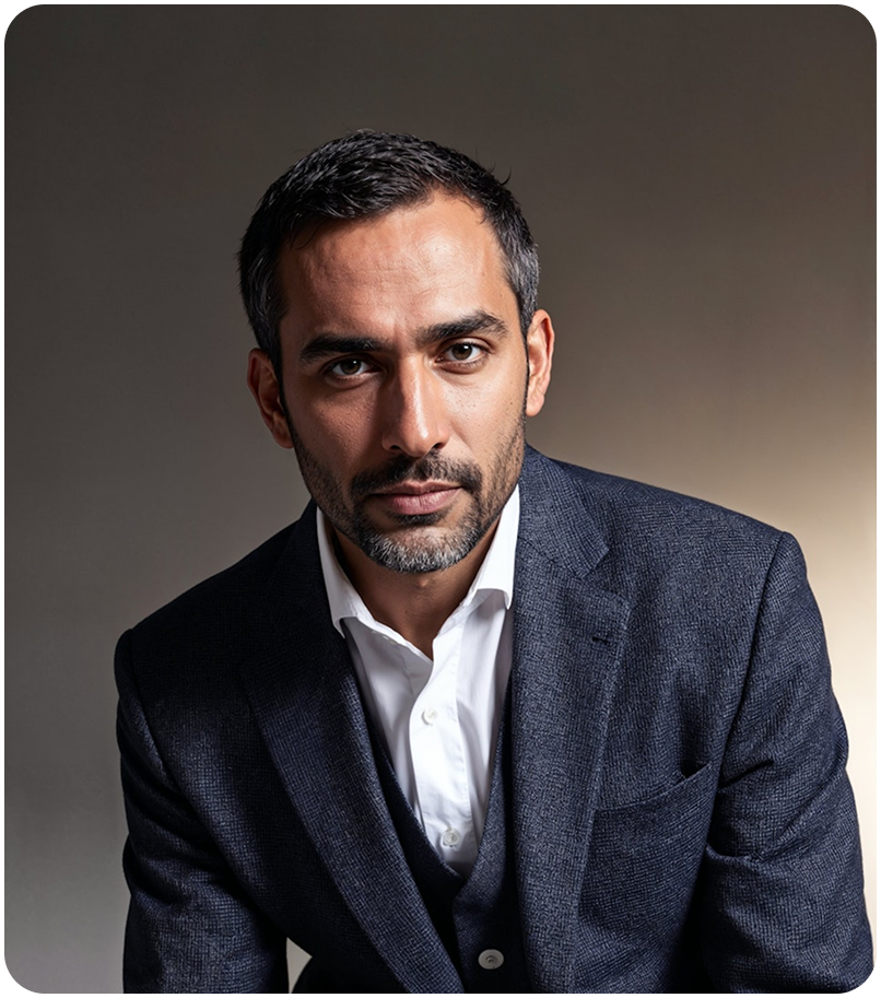 Portrait of company founder